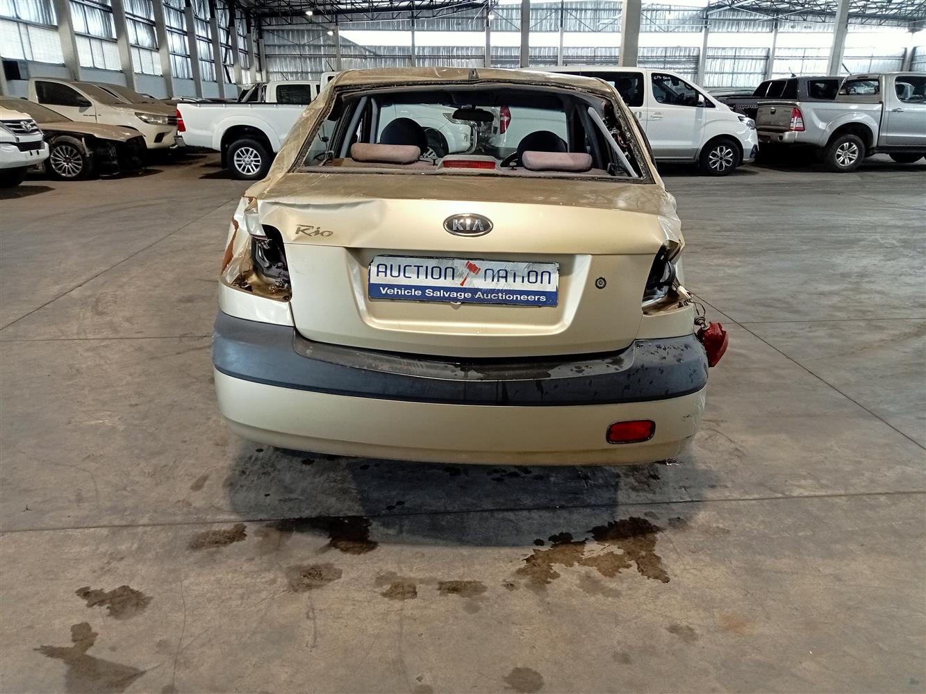 Olderkia Rio Rear Auction Nation - KIA RIO