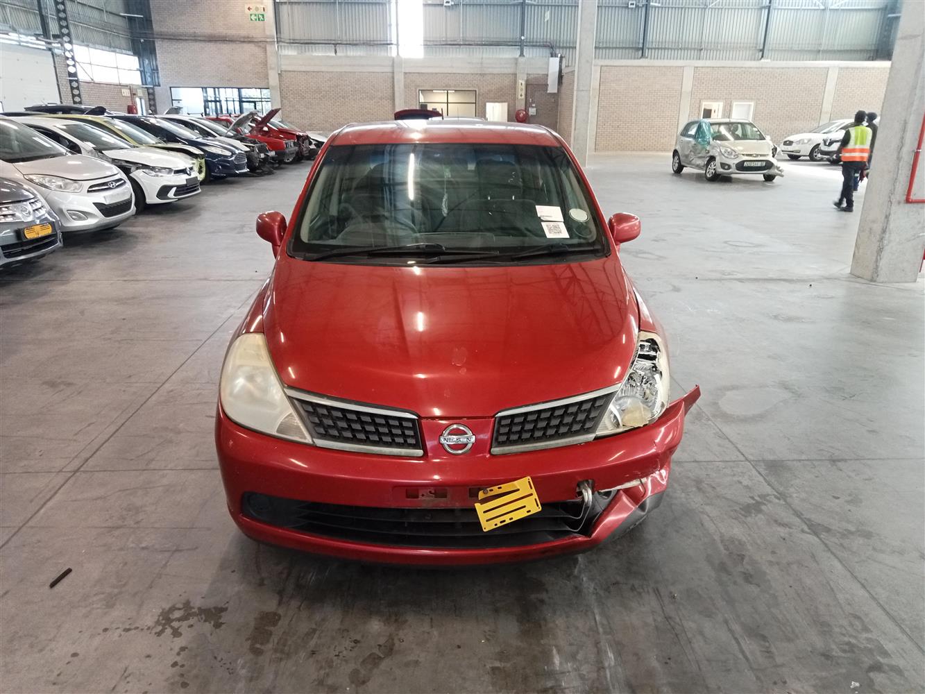 Tiida Front Auction Nation - NISSAN TIIDA