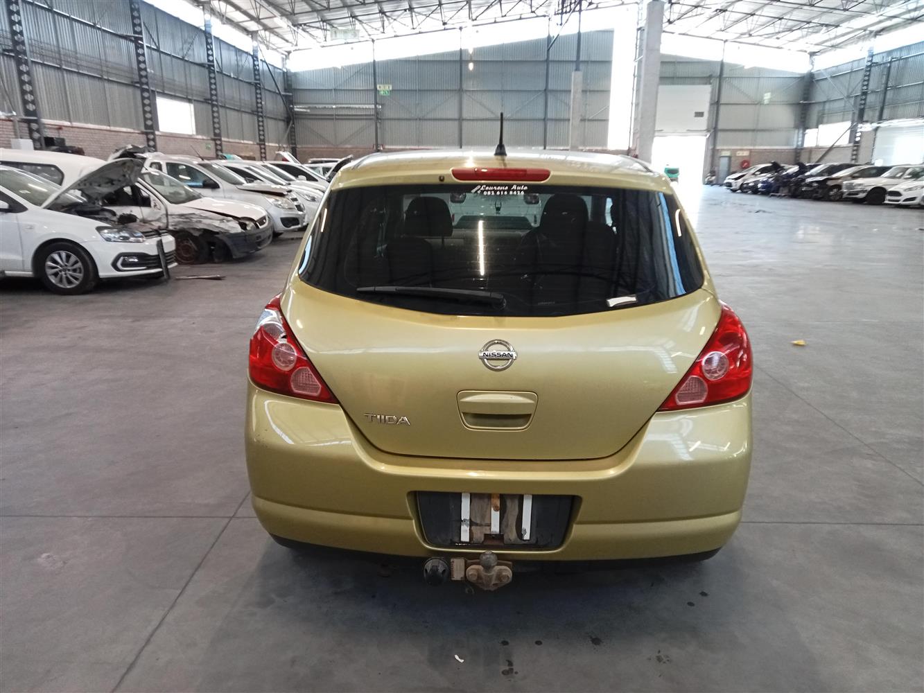 Tiida 2008 Rear Auction Nation - NISSAN TIIDA