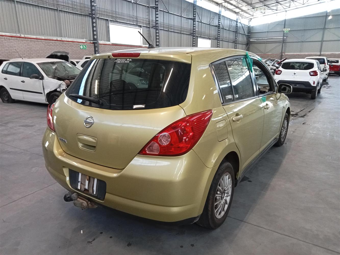 Tiida 2008 Rear Auction Nation - NISSAN TIIDA