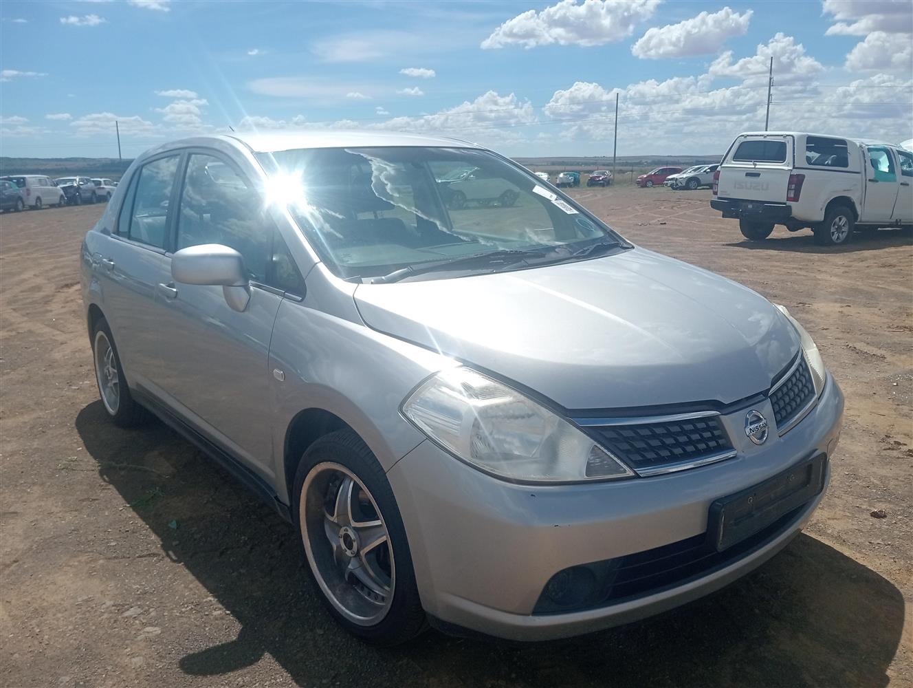 Tiida Front Auction Nation - NISSAN TIIDA