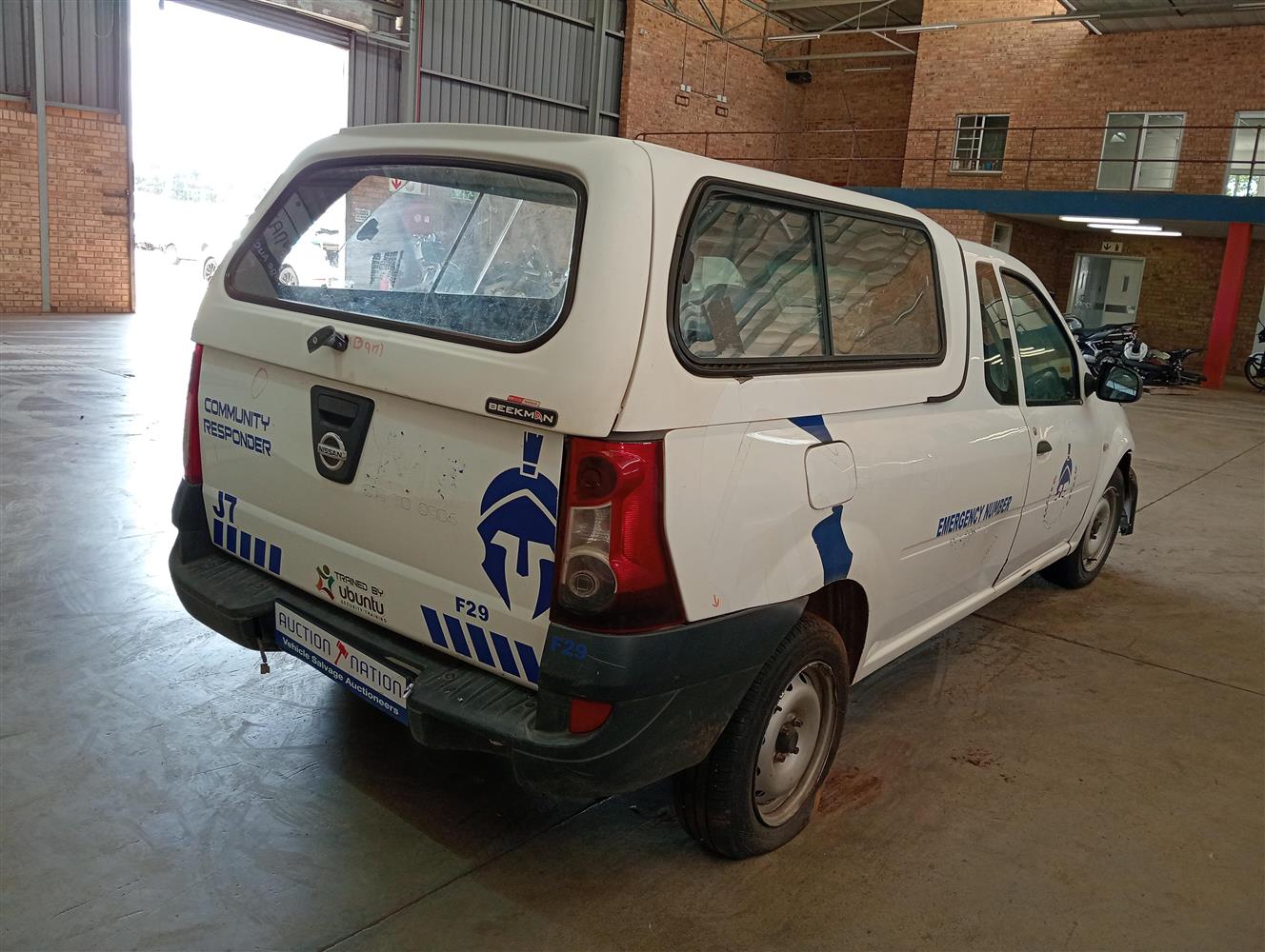 Np200 Rear Window Auction Nation - NISSAN NP200 1.6