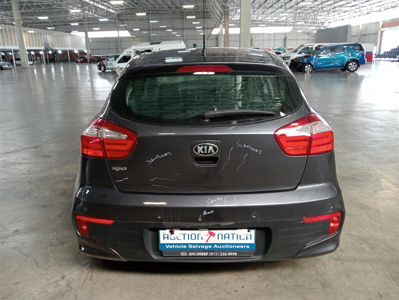Olderkia Rio Rear Auction Nation - KIA RIO 1.4 TEC 5DR