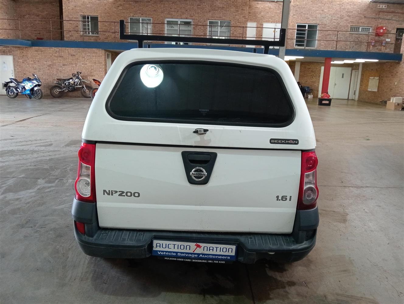 Np200 Rear Window Auction Nation - NISSAN NP200 1.6 A/C P/U S/C