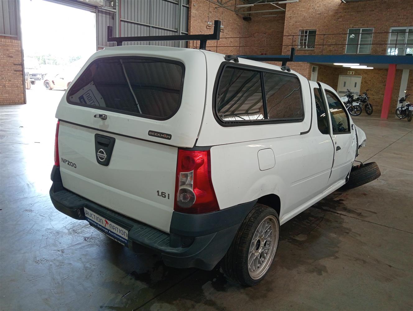 Np200 Rear Auction Nation - NISSAN NP200 1.6 A/C P/U S/C