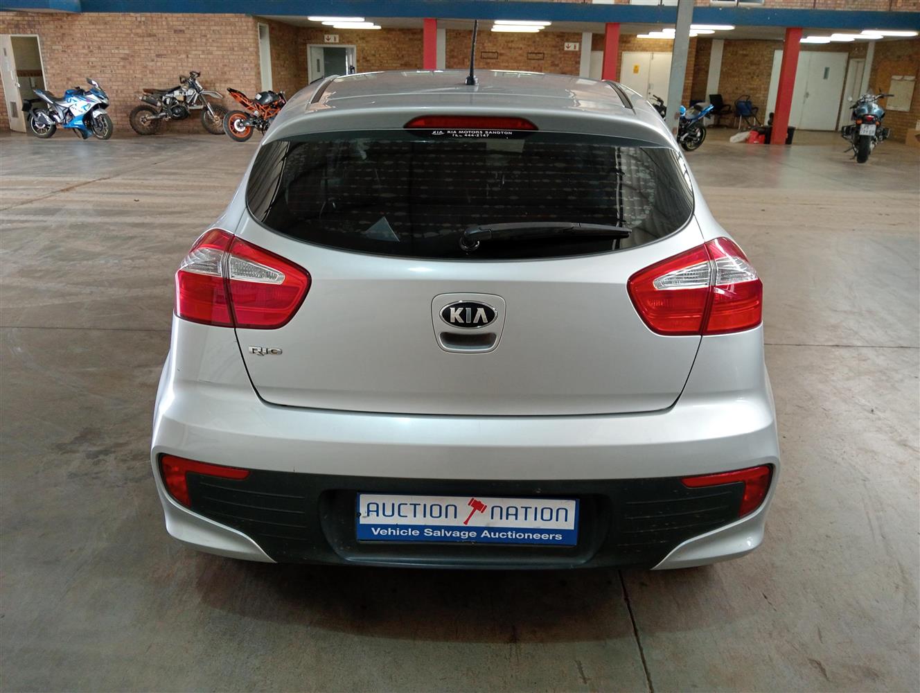Olderkia Rio Rear Auction Nation - KIA RIO 1.4 5DR A/T