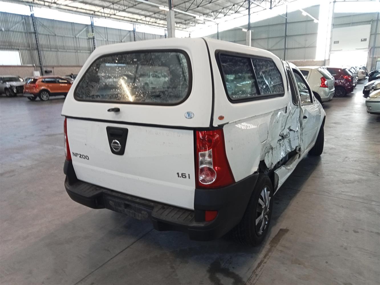 Np200 Rear Auction Nation - NISSAN NP200 1.6 A/C P/U S/C
