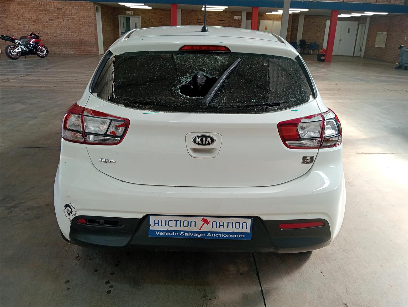 Olderkia Rio Rear Auction Nation - KIA RIO 1.2 5DR