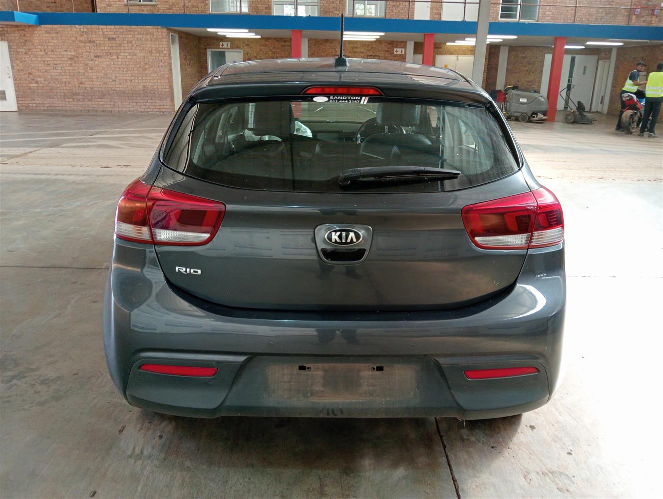 Kia Rio Behind Auction Nation - KIA RIO-YB