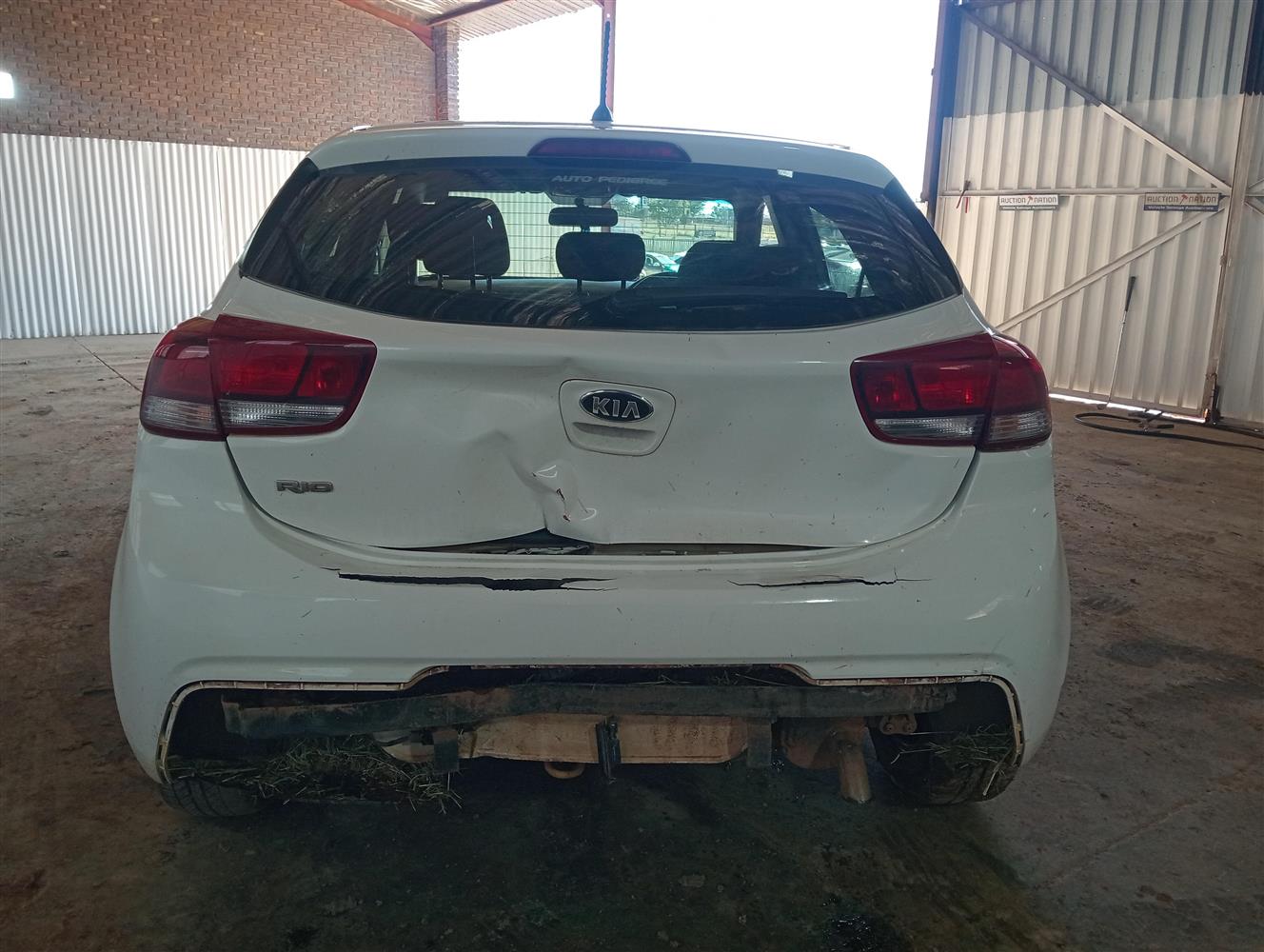 Olderkia Rio Rear Auction Nation - KIA RIO 1.2 5DR