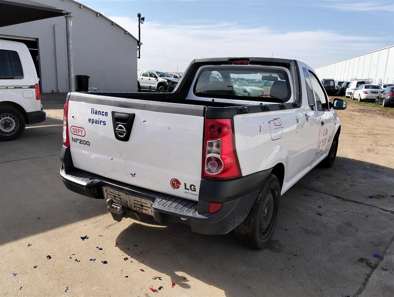 Np200 Rear Window Auction Nation - NISSAN NP200 1.6 A/C P/U S/C