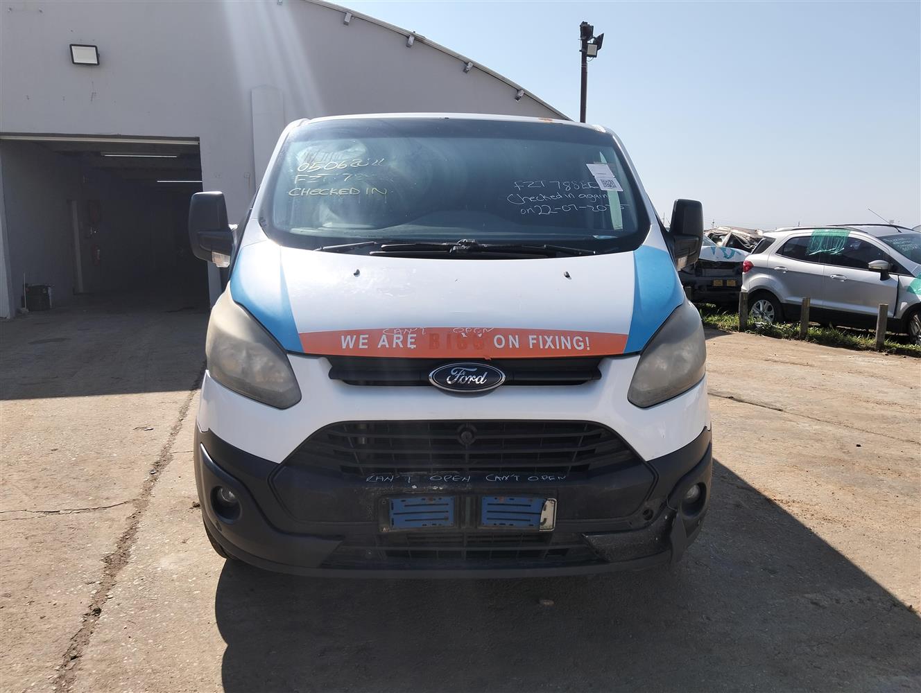 2013 FORD TRANSIT CUSTOM 2.2TDCi AMBIENTE SWB F/C P/V
